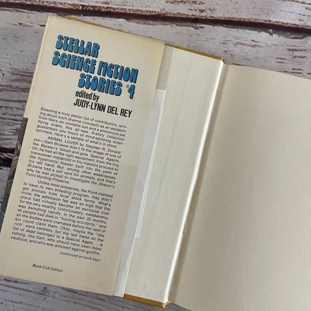 Stellar Science Fiction Stories #4 Judy-Lynn Del Rey (1978,‎ Hardcover)